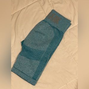 Medium Gymshark flex cycling shorts in light blue